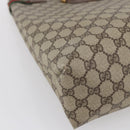 GUCCI GG Supreme Web Sherry Line Tote Bag PVC Beige Red 39 02 091 Auth 144523-14