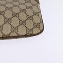 GUCCI GG Supreme Web Sherry Line Bag PVC Beige Gold 904 02 04 Auth 144524-11