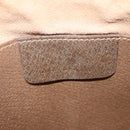 GUCCI GG Supreme Web Sherry Line Bag PVC Beige Gold 904 02 04 Auth 144524-15