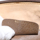 GUCCI GG Supreme Web Sherry Line Bag PVC Beige Gold 904 02 04 Auth 144524-20