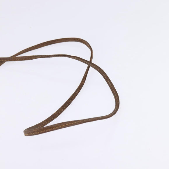 GUCCI GG Supreme Web Sherry Line Bag PVC Beige Gold 904 02 04 Auth 144524