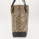 GUCCI GG Crystal Tote Bag Coated Canvas Outlet Beige Gold 353706 Auth 144529-4
