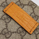 GUCCI GG Supreme Hand Bag PVC Leather Beige Silver 91249 Auth 144530-17