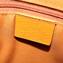 GUCCI GG Supreme Hand Bag PVC Leather Beige Silver 91249 Auth 144530-18