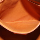 GUCCI GG Supreme Hand Bag PVC Leather Beige Silver 91249 Auth 144530-11