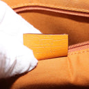 GUCCI GG Supreme Hand Bag PVC Leather Beige Silver 91249 Auth 144530-12