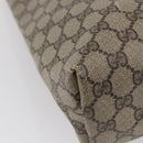 GUCCI GG Supreme Web Sherry Line Tote Bag PVC Beige Red 89 02 003 Auth 144531-16