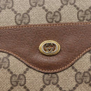 GUCCI GG Supreme Web Sherry Line Tote Bag PVC Beige Red 89 02 003 Auth 144531-17