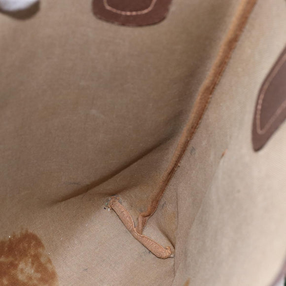 GUCCI GG Supreme Web Sherry Line Tote Bag PVC Beige Red 89 02 003 Auth 144531