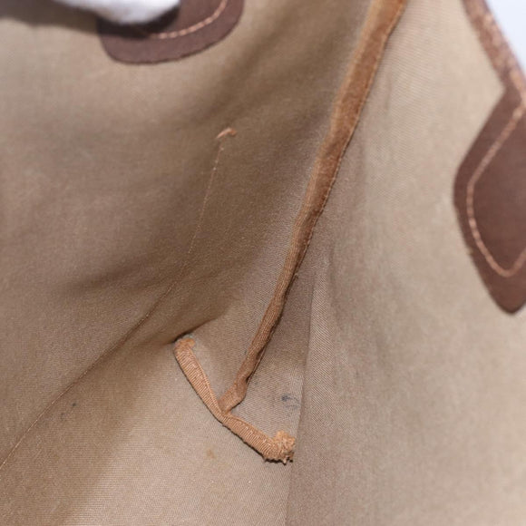 GUCCI GG Supreme Web Sherry Line Tote Bag PVC Beige Red 89 02 003 Auth 144531