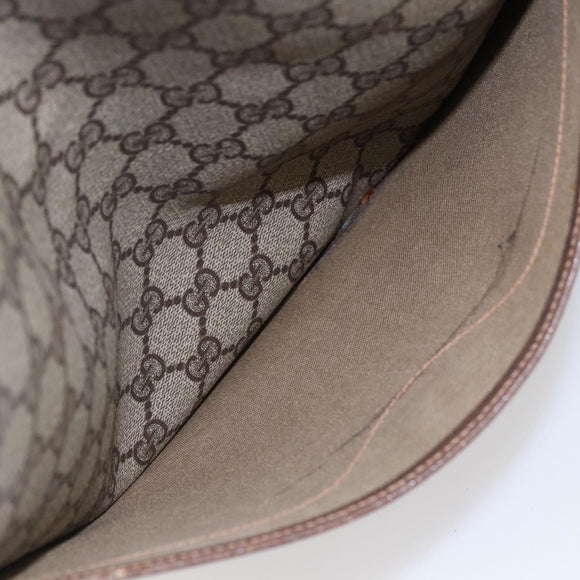 GUCCI GG Supreme Web Sherry Line Tote Bag PVC Beige Red 89 02 003 Auth 144531