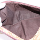 GUCCI GG Canvas Sherry Line Waist Bag Beige Pink Silver 28566 Auth 144532-10