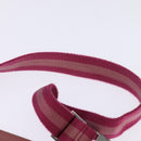 GUCCI GG Canvas Sherry Line Waist Bag Beige Pink Silver 28566 Auth 144532-8