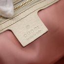 GUCCI GG Canvas Sherry Line Tote Bag Pink Gold 137396 Auth 144533-15