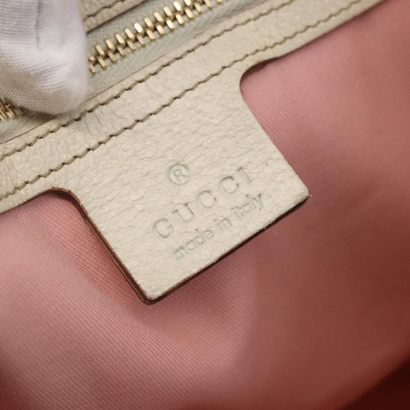 GUCCI GG Canvas Sherry Line Tote Bag Pink Gold 137396 Auth 144533