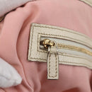 GUCCI GG Canvas Sherry Line Tote Bag Pink Gold 137396 Auth 144533-16
