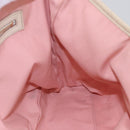 GUCCI GG Canvas Sherry Line Tote Bag Pink Gold 137396 Auth 144533-18