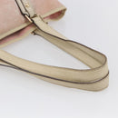 GUCCI GG Canvas Sherry Line Tote Bag Pink Gold 137396 Auth 144533-7