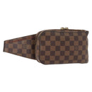 LOUIS VUITTON Damier Ebene Geronimos Shoulder Bag N51994 LV Auth 144535-1