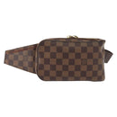 LOUIS VUITTON Damier Ebene Geronimos Shoulder Bag N51994 LV Auth 144535-13
