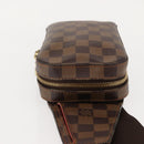 LOUIS VUITTON Damier Ebene Geronimos Shoulder Bag N51994 LV Auth 144535-4