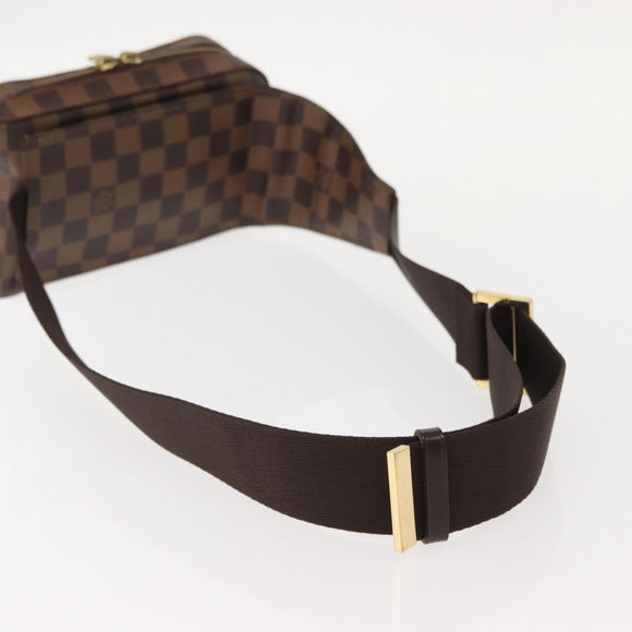 LOUIS VUITTON Damier Ebene Geronimos Shoulder Bag N51994 LV Auth 144535