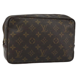 LOUIS VUITTON Monogram Trousse Toilette 23 Clutch Bag M47524 LV Auth 144538