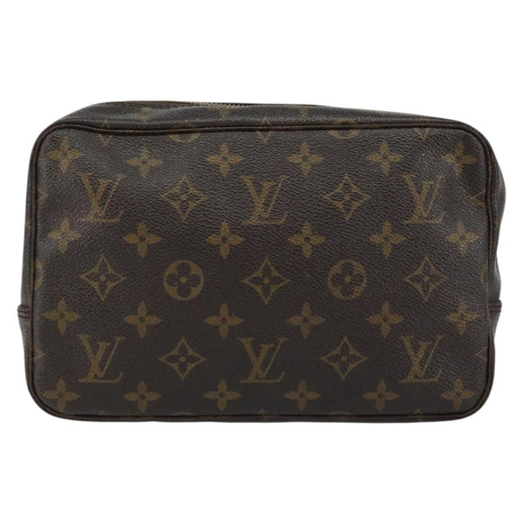 LOUIS VUITTON Monogram Trousse Toilette 23 Clutch Bag M47524 LV Auth 144538