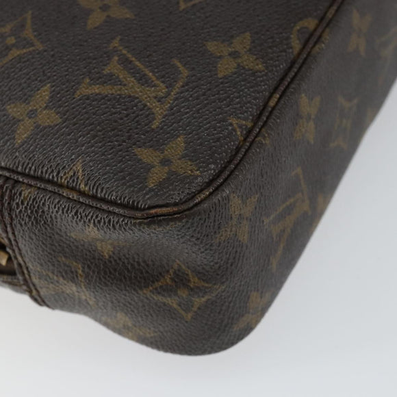 LOUIS VUITTON Monogram Trousse Toilette 23 Clutch Bag M47524 LV Auth 144538