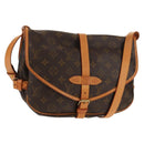 LOUIS VUITTON Monogram Saumur 30 Shoulder Bag M42256 LV Auth 144542A-1