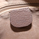 GUCCI GG Supreme Web Sherry Line Hand Bag PVC Beige Gold Auth 144545-18