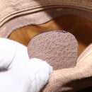 GUCCI GG Supreme Web Sherry Line Hand Bag PVC Beige Gold Auth 144545-12