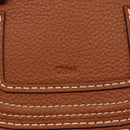 Chloe Mercy Tote Bag Raffia Leather Beige Brown Auth 144547A-17