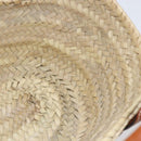 Chloe Mercy Tote Bag Raffia Leather Beige Brown Auth 144547A-18