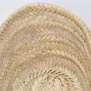 Chloe Mercy Tote Bag Raffia Leather Beige Brown Auth 144547A-19