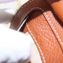 Chloe Mercy Tote Bag Raffia Leather Beige Brown Auth 144547A-11