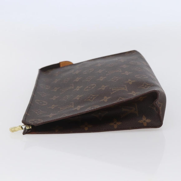 LOUIS VUITTON Monogram Poche Toilette 26 Pouch M47542 LV Auth 144548