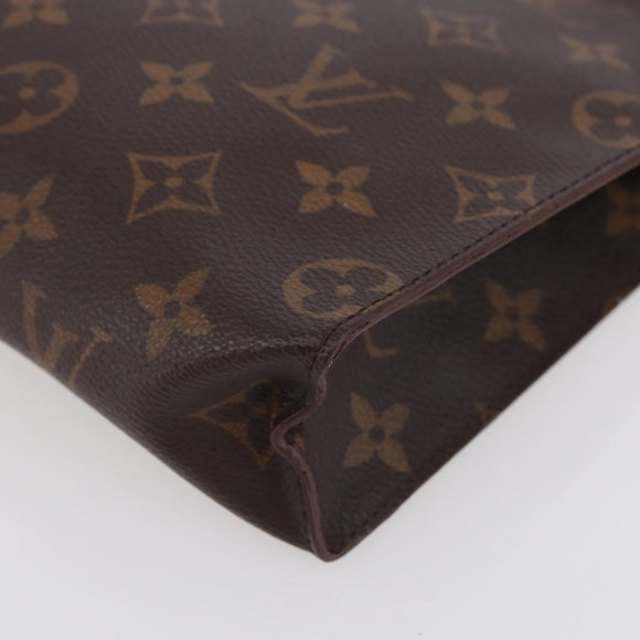 LOUIS VUITTON Monogram Poche Toilette 26 Pouch M47542 LV Auth 144548
