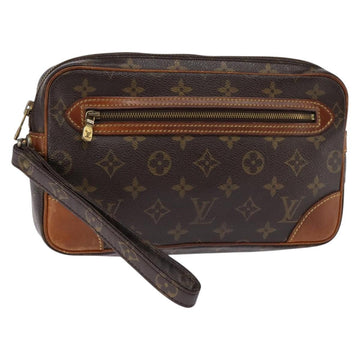 LOUIS VUITTON Monogram Marly Dragonne GM Clutch Bag M51825 LV Auth 144555