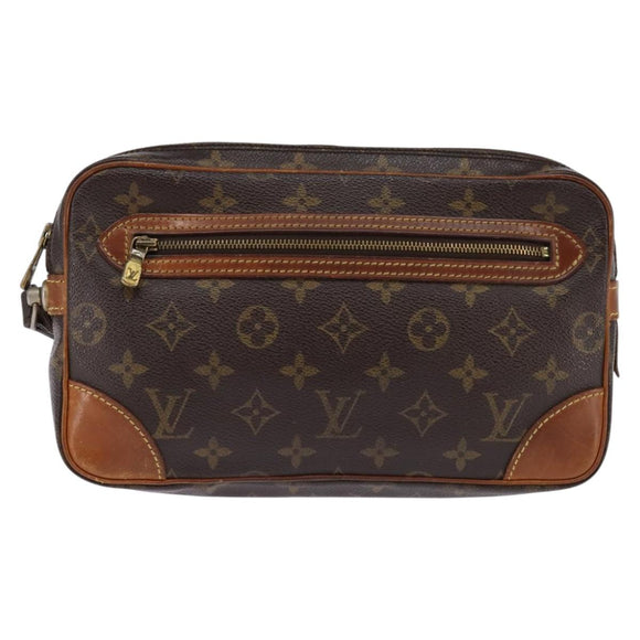 LOUIS VUITTON Monogram Marly Dragonne GM Clutch Bag M51825 LV Auth 144555