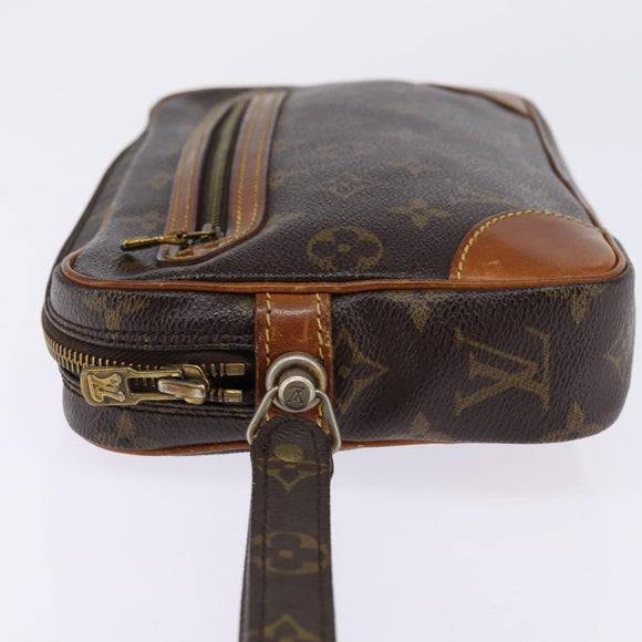 LOUIS VUITTON Monogram Marly Dragonne GM Clutch Bag M51825 LV Auth 144555
