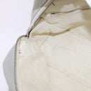 CHANEL Matelasse Hand Bag Canvas Gray Silver CC Auth 144564-19