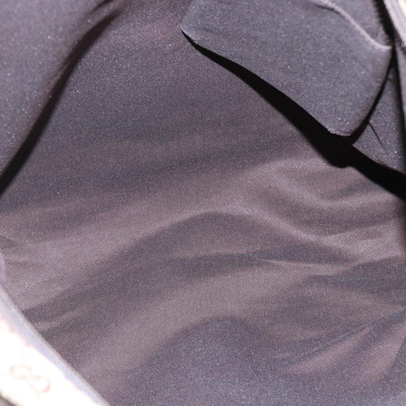 GUCCI GG Canvas Web Sherry Line Shoulder Bag Beige Silver 189751 Auth 144567