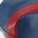 LOUIS VUITTON Epi Tricolor Noe Shoulder Bag Blue Red Green M44082 LV Auth 144570-16