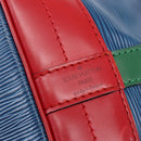 LOUIS VUITTON Epi Tricolor Noe Shoulder Bag Blue Red Green M44082 LV Auth 144570-17