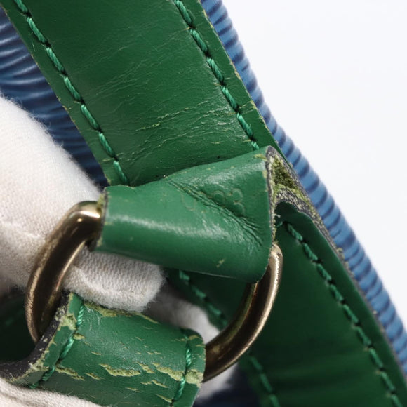 LOUIS VUITTON Epi Tricolor Noe Shoulder Bag Blue Red Green M44082 LV Auth 144570