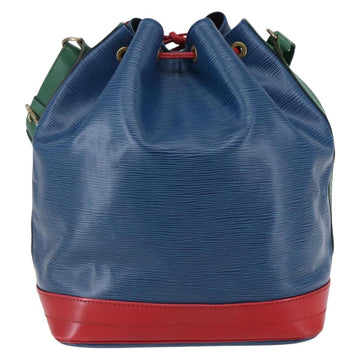 LOUIS VUITTON Epi Tricolor Noe Shoulder Bag Blue Red Green M44082 LV Auth 144570 - 0
