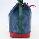 LOUIS VUITTON Epi Tricolor Noe Shoulder Bag Blue Red Green M44082 LV Auth 144570-3