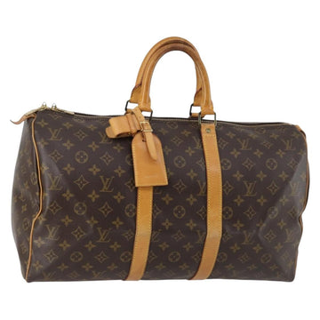 LOUIS VUITTON Monogram Keepall 45 Boston Bag M41428 LV Auth 144577