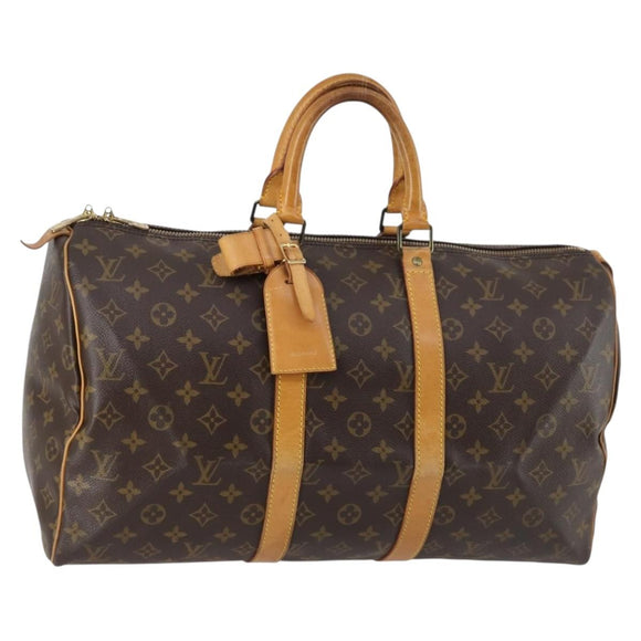LOUIS VUITTON Monogram Keepall 45 Boston Bag M41428 LV Auth 144577